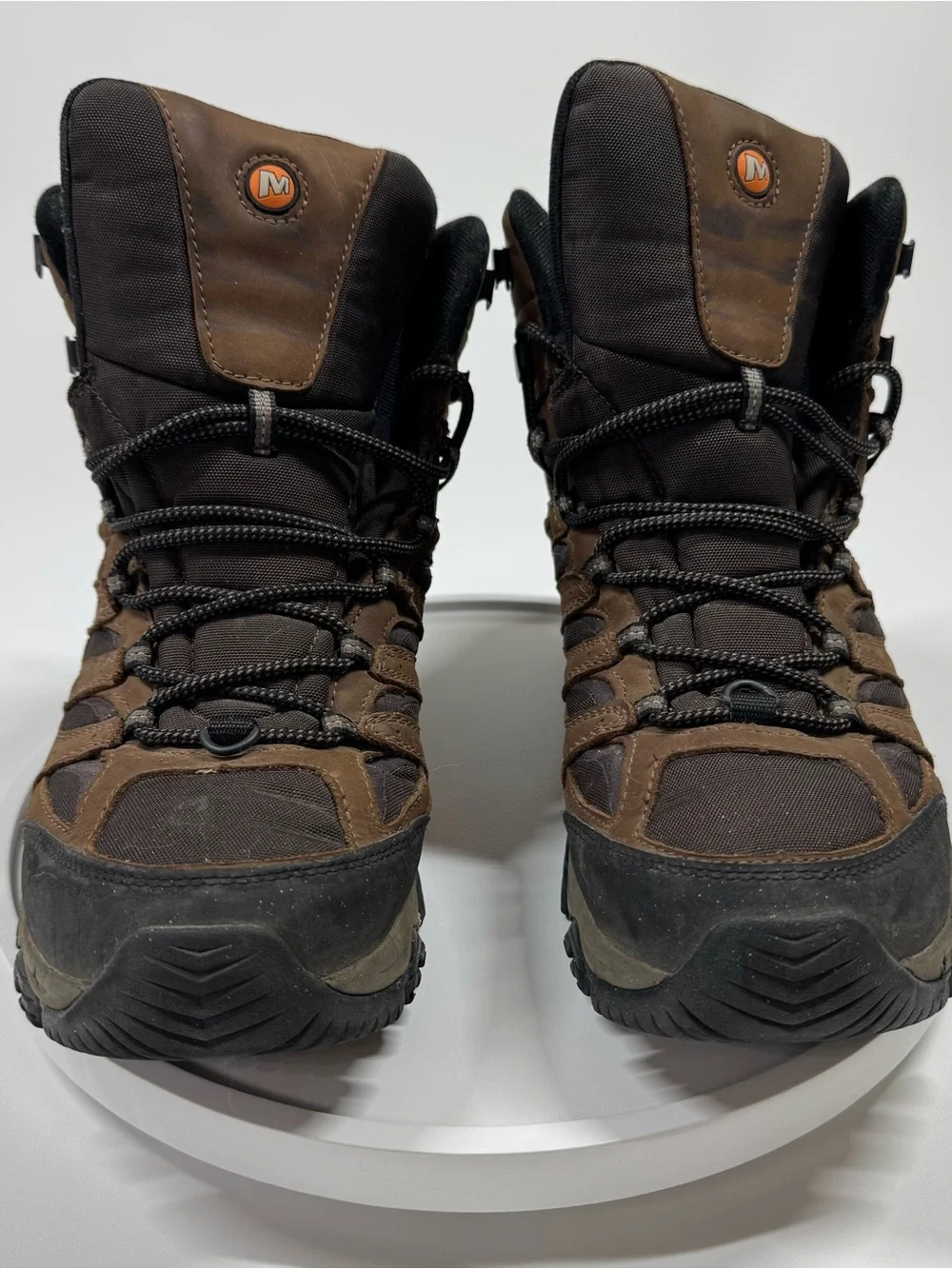 Merrell Men's Moab 3 Apex Mid Bracken Waterproof Hiking Boots Vibram Mens 12